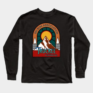 Truckee California ski bum Association chapter mountain in the sun Long Sleeve T-Shirt